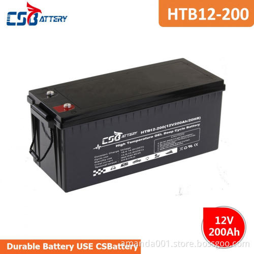 CSBattery 12V 200Ah high capacity GEL Battery
